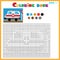 Ambulance. Color by numbers. Coloring book for kids. Colorful Puzzle Game for Children with answer
