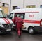 Ambulance doctors at aid station