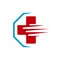 ambulance emergency logo Medical international symbols Vector illustration