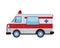 Ambulance emergency transport vehicle icon