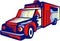Ambulance Emergency Vehicle Retro