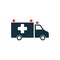 Ambulance medical van icon