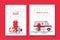 Ambulance oxygen cylinders stretcher and lifebuoy vector design