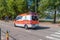 Ambulance on road. Helsinki rescue service