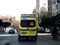 Ambulance on the road responding for an emergency call of road accidents