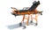 Ambulance Stretcher medical equipment 3D rendering on white background