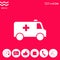 Ambulance symbol icon