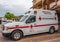 Ambulance van closeup, Zihuatanejo, Mexico