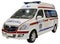 Ambulance van isolated