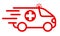 Ambulances icon - stock vector