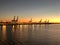 America Harbour East Coast Sunset