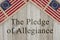 America patriotic message the pledge of allegiance