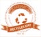 America Recycles Day Sign and Badge