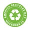 America recycles day symbol