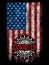 America strong fight covid-19 vector design