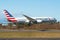 American Airlines Boeing 787-8 dreamliner N870AX landing side shot