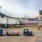 American Airlines plane and airport