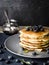 American blueberry pancakes