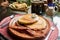 American Breakfast in Tlaquepaque, Jalisco, Mexico.