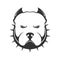 American bully logo on white background.