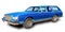 American car Buick Electra Estate Wagon. White background