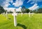 American cemetery in Normandy, France