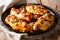 American Chicken Monterey baked with cheese, bacon, tomatoes and