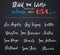 American city vector lettering. Typography, USA - Los Angeles, Las Vegas, Seattle, San Francisco, Houston, San Diego, San Jose, Ph