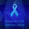 American Civil Liberties Union Blue ribbon