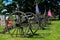 American civil war field artillery cannons