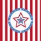 American colored stars background