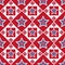 American colored stars pattern