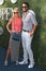 American country singer and songwriter Luke Bryan and Caroline Boyer on the blue carpet before US Open 2017 opening night ceremony