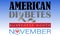American Diabetes Awareness Month Banner