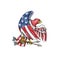 American Eagle Stars and Stripes Flag Tattoo