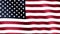 American flag, animation. Wavy waving USA Flag.  Flag of the United States of America, US flag.  National flag of USA