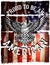 American flag and eagle grunge