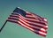 American flag ( Filtered image processed vintage e