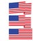 American flag, flat illustration