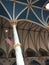 American Flag in the Gothic-Revival Cathedral of Saint John the Baptist - SAVANNAH - GEORGIA