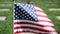 American flag at Military Memorial Cemetery