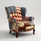 American Flag Patchwork Chair: A Modern And Comfortable Artistic Armchair