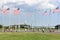 American Flag Plaza at Liberty State Park in Jersey City, New Jersey