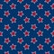 American flag stars background