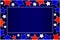 American flag symbols patriotic holiday starry border