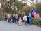 American Flag, Trump Supporters, Washington Square Park, NYC, NY, USA