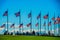 American Flag Washington Monument Stars and Stripes