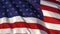 American Flag Waved highly detailed fabric texture