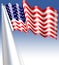 American flag waving bars stars sillky