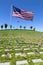 American Flags at National Cemetery